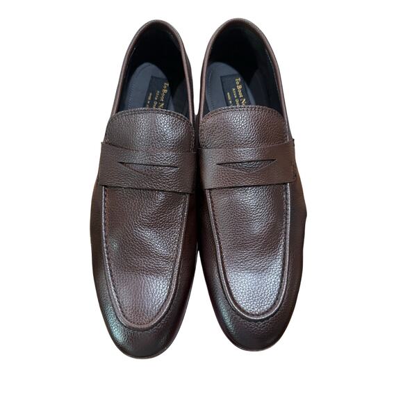 To Boot New York Deville Leather Penny Loafer - Wood sz. 10.5 us - Picture 6 of 11